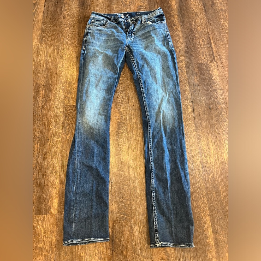 Mens BKE Alec jeans straight leg jeans